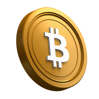 Mince Bitcoin (BTC) naklonutá v grafice hero sekce